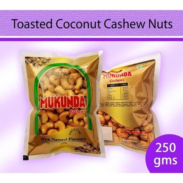 Toasted Coconut Flavour Cashew Nuts : - Mangalore Spice