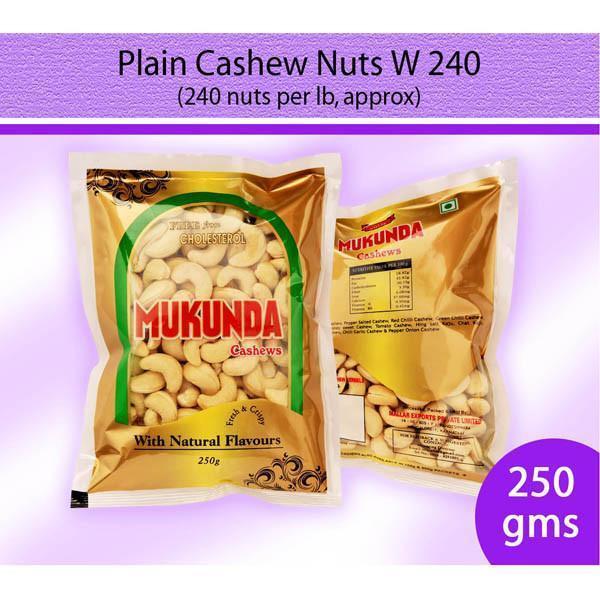 Plain Cashew Nuts W 240 : Dry Fruits & Nuts - Mangalore Spice