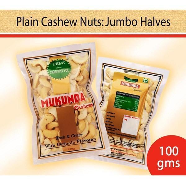 Plain Jumbo Halves Cashew Nuts : Dry Fruits & Nuts - Mangalore Spice