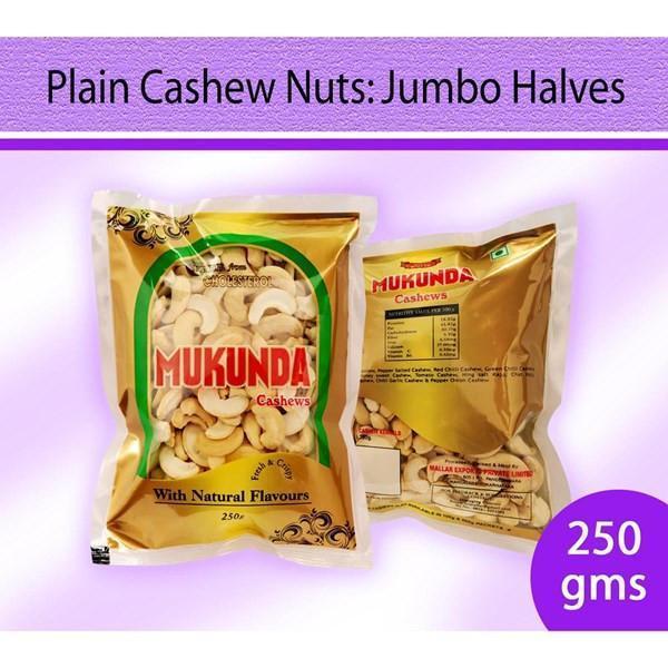 Plain Jumbo Halves Cashew Nuts : Dry Fruits & Nuts - Mangalore Spice