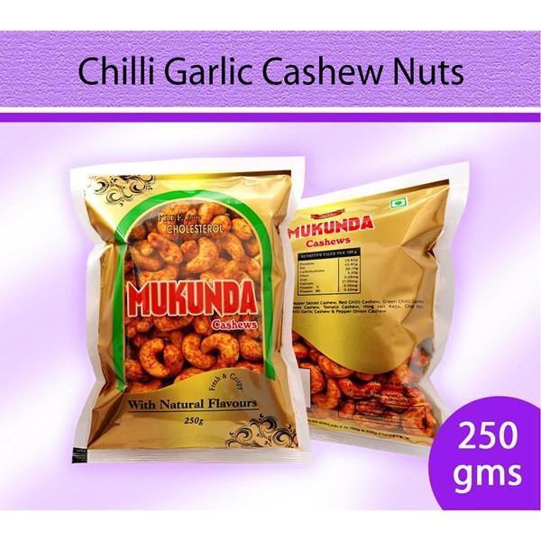 Chilli Garlic Flavoured Cashew Nuts : Dry Fruits & Nuts - Mangalore Spice