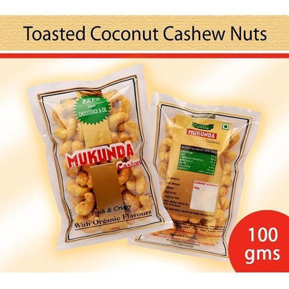 Toasted Coconut Flavour Cashew Nuts :  - Mangalore Spice