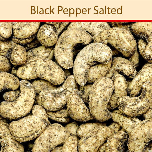 Black Pepper Salted Cashew Nuts : Dry Fruits & Nuts - Mangalore Spice